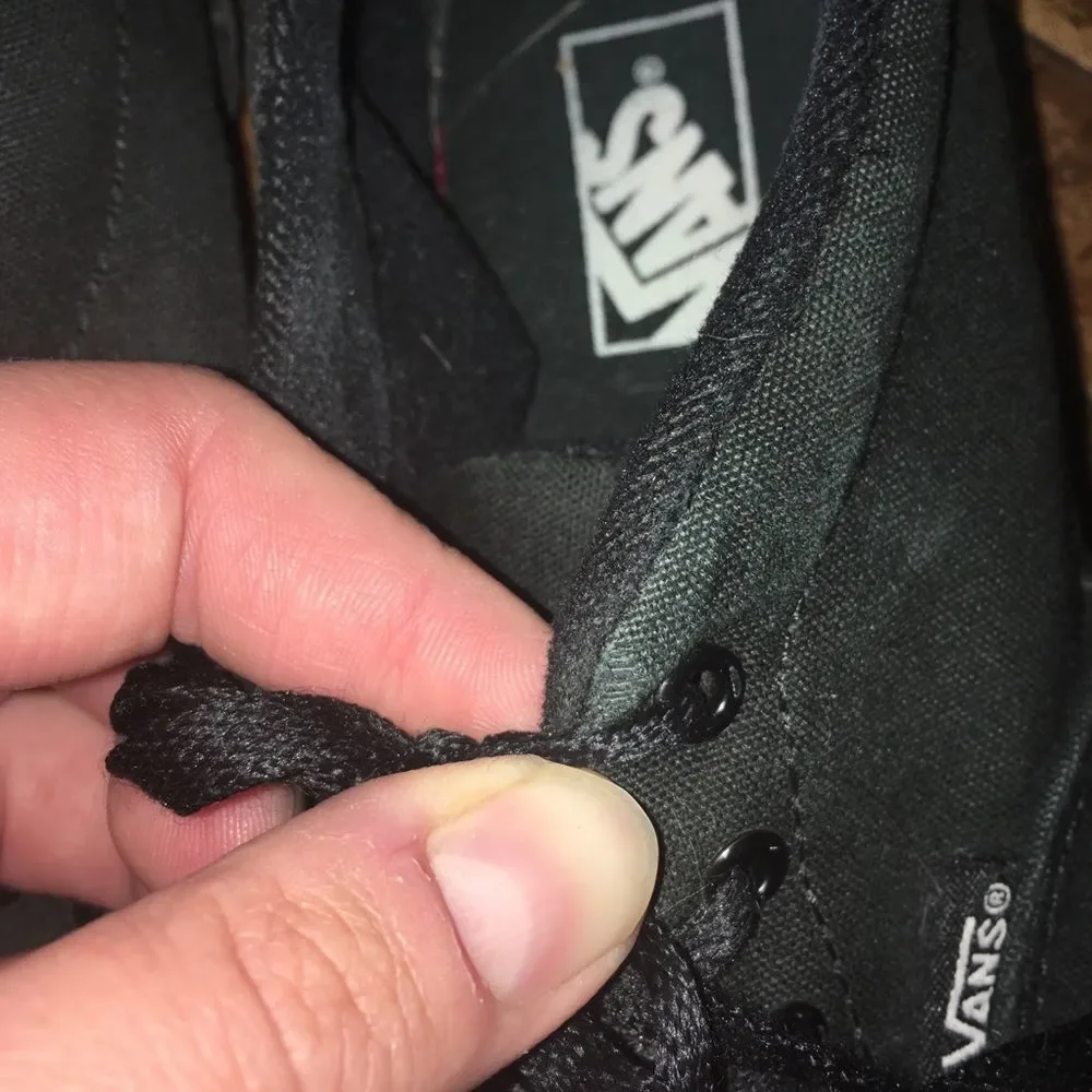 Solid youth Vans, size 4